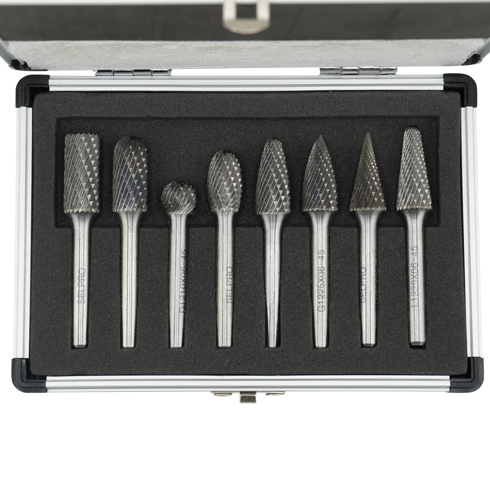 8 Pcs Rotary Carbide Burr Set.